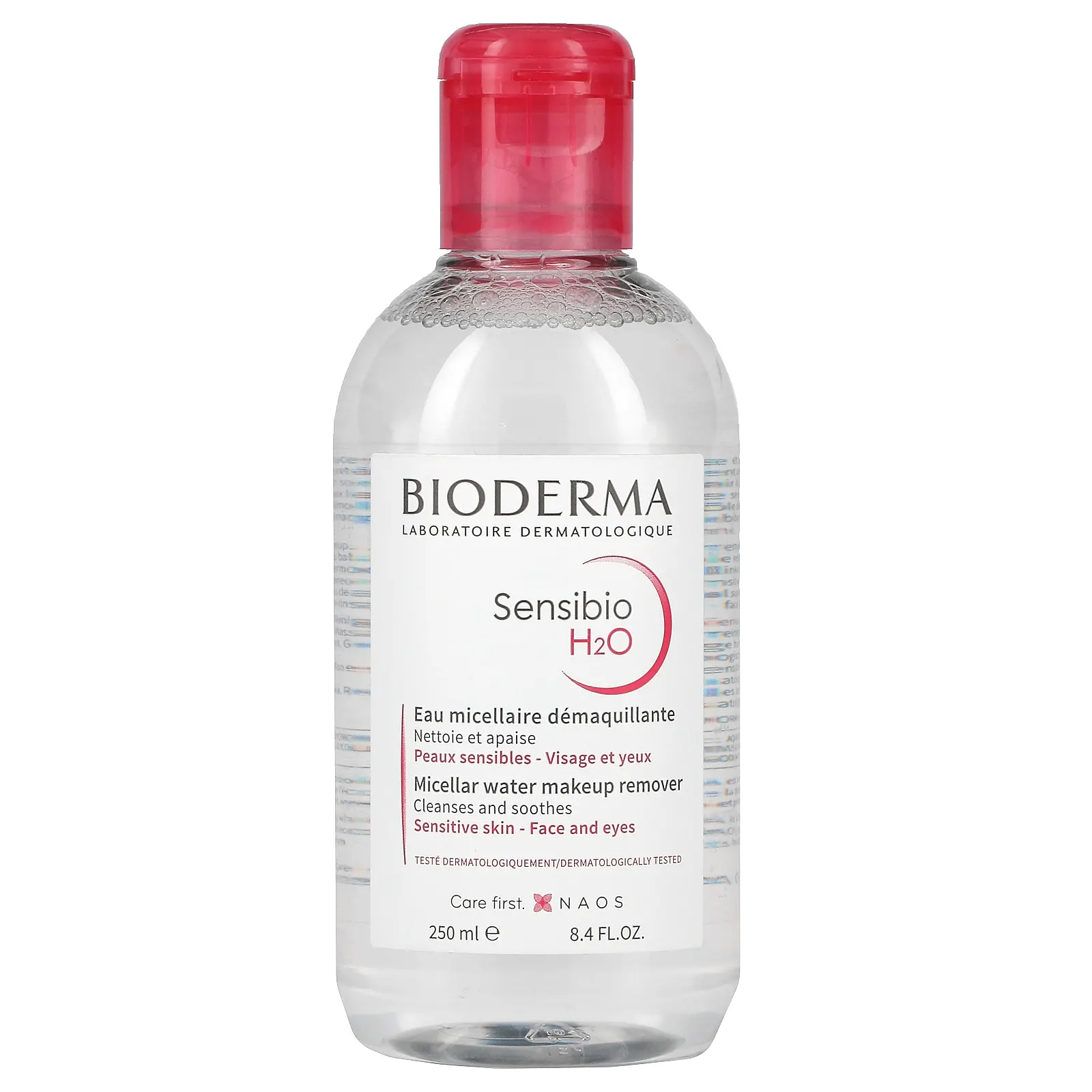Bioderma, Sensibio H2O، محلول ميسيل لإزالة المكياج، 16.7 أونصة سائلة (500 مل)